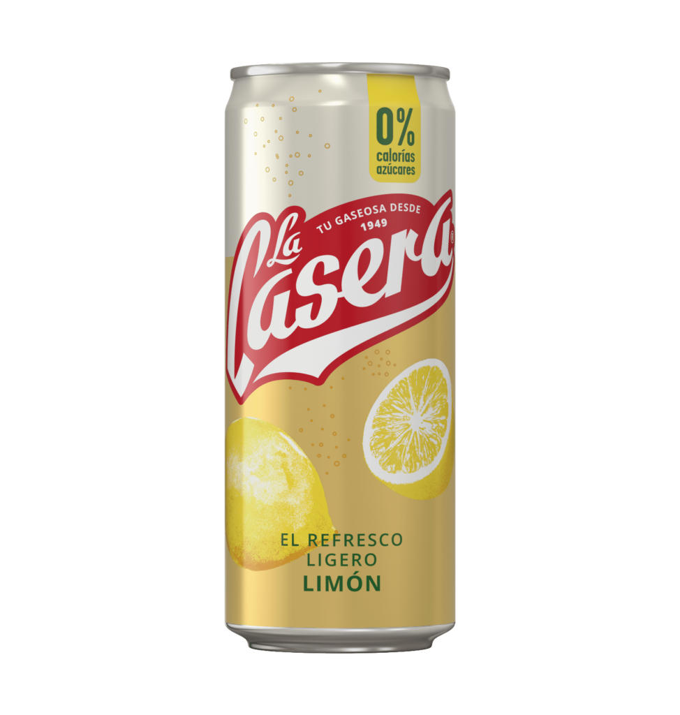 Refresco ligero Limón Lata 33 cl