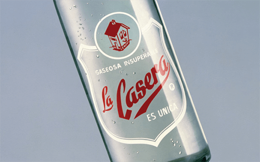 Botella de vidrio de Gaseosa La Casera